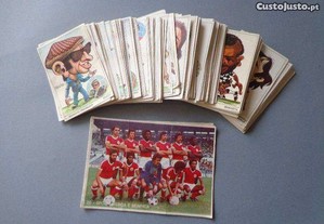 Cromos de futebol - Caderneta Arte e Futebol
