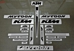 Autocolantes para bicicletas KTM MYROON