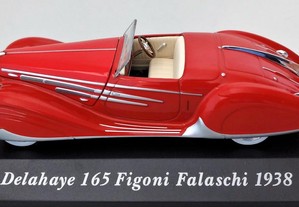 * Miniatura 1:43 "Colecção Carros Clássicos" Delahaye 165 Figoni Falaschi 1938