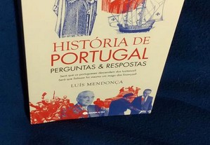 História de Portugal - Perguntas & Respostas, de Luís Mendonça. Novo.