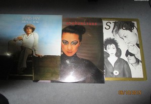 3 discos vinil - Janis Ian - Burlesque - Plastics