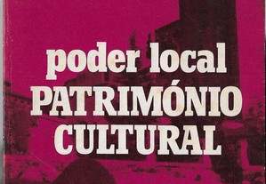 Poder Local: Património Cultural.