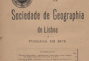 Boletim da Sociedade de Geografia de Lisboa