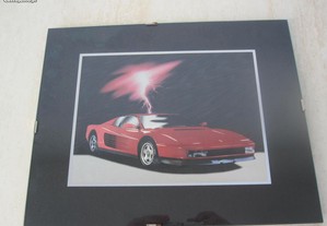 Ferrari Testarossa design publicitário 1998