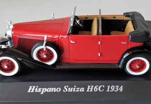 * Miniatura 1:43 "Colecção Carros Clássicos" Hispano Suíza H6C 1934