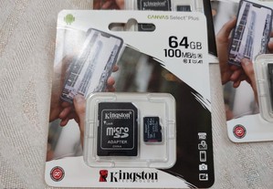 MICROSD 64GB Cartão Kingston