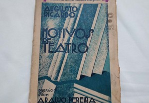 Livro Motivos de Teatro de 1934 (1 - Edição)