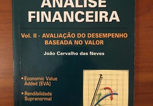 Analise Financeira - Vol. II - Avaliação do Desempenho Baseada no Valor de João Carvalho Neves