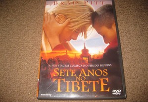 DVD "Sete Anos no Tibete" com Brad Pitt