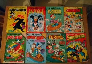 Almanaques Disney e Tom & Jerry - BD anos 80