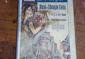 Livro de moral e educação cívica 1933