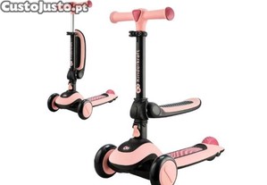 Trotinete Kinderkraft Halley Tri-Scooter Pink, Nova