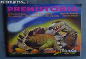Caderneta de cromos Pré-História (tem 99 cromos)