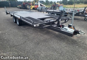 Atrelado Reboque Plataforma Estrado Porta Carros Veículos , Mercadorias Carga Geral Tratores Mini Giratoria Bobcat Carregadora N