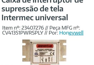 Caixa de interruptor de supressão de tela Intermec universal
