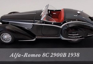 * Miniatura 1:43 "Colecção Carros Clássicos" Alfa Romeo 8C 2900B (1938) 