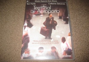 "Terminal de Aeroporto" com Tom Hanks/Edição Especial com 2 DVDs