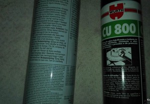 Sprays lubrificantes e massas