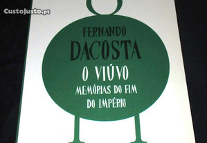 Livro O viúvo Fernando DaCosta Casa das Letras