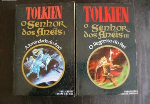 Os Senhores dos Anéis de J. R. R. Tolkien.