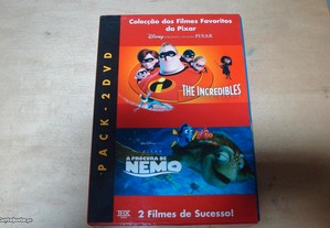 Pack 2 filmes disney pixar ediçoes duplas