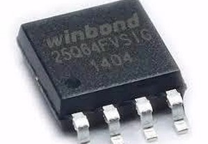 Memória Flash Eprom SPI W25Q64FVSIG Winbond w25q64