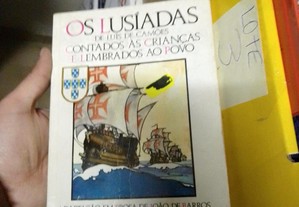 Livro Os Lusíadas de Luís de Camões Contados às Crianças PNL de João de Barros