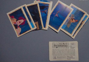 Cromos da caderneta Pocahontas - Panini