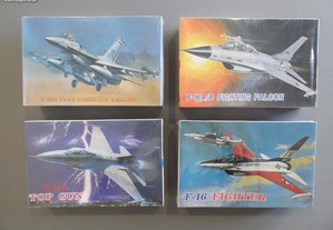 Kits de Montagem Aviões de Combate F-16