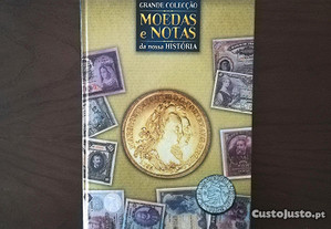 "Grande coleção moedas e notas da nossa história"