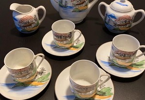 Serviço de chá/café em porcelana fina chinesa Ritz