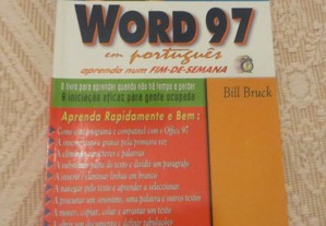 Livro Word 97 em Português - Aprender todas as funcionalidades do Word 97, num fim de semana.