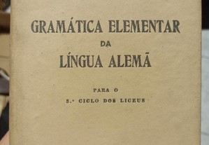 "Gramática da Língua Alemã" de Martinho Vaz Pires