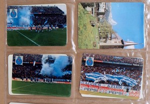 6 Calendários equipa futebol FC Porto a festejar com adeptos ano 1987
