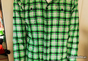Camisa Verde Fishbone Tamanho M