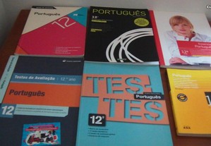 Lote 10 livros de Português do 12 Ano