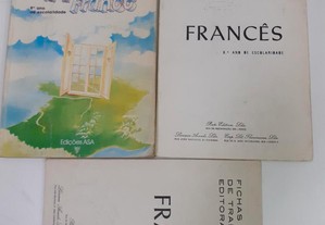 Livros de Francês - 8 e 9 ano - anos 70