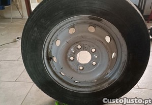 Jante e pneu sobressalente, de 16", p/Autocaravana, ou furgão, Fiat Ducato