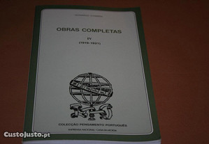 Obras Completas IV (1919 a 1921)