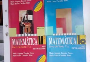 Matemática 10/11 ano, Livros de Texto, Vol1e2