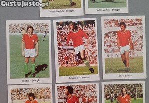 Cromos Futebol - Coleção Futebol 77 (várias fotos)