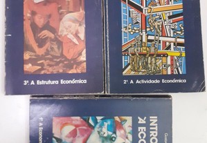 Livros de Economia - anos 70 - 9 ano