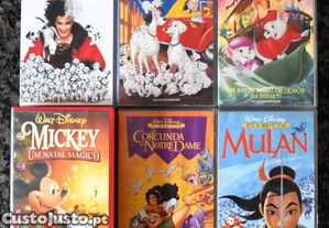 Lote 2 Disney - 7 filmes em VHS