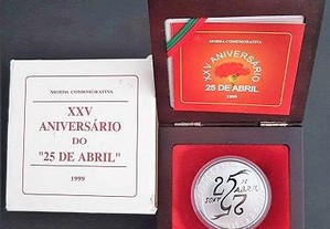 Portugal - XXV aniversário do 25 de Abril - 1.000$00 - Proof - AM
