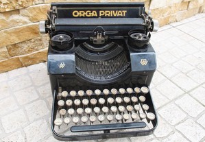 Maquina de escrever antiga Vintage - Ano 1920