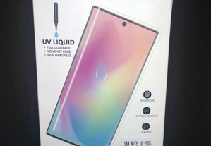 Película de vidro curva UV Samsung Note 10 Plus