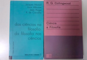 3 Livros de Filosofia - anos 80 e 90