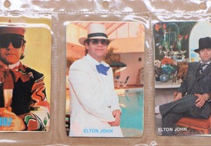 3 Calendários Elton John ano 1987