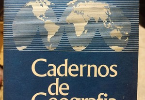 "Cadernos de Geografia - 1990" 4 Vol. de Fernando Rebelo e outros