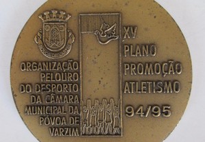 Medalha-XV Plano de Prom. Atletismo da P.de Varzim